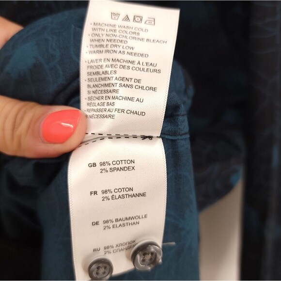 SYNRGY DXL Mens Button Up Shirt Floral Long Sleeve Big + Tall NWT - Picture 7 of 11